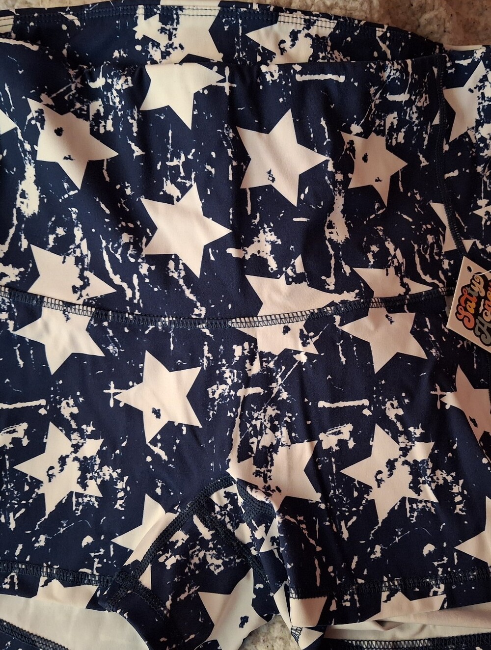 Salty Honey Americana Star Print Shorts